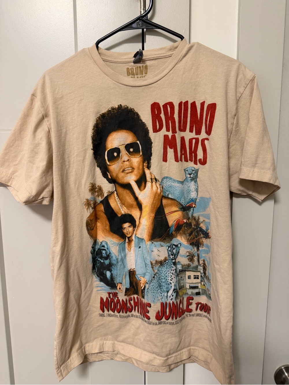 Bruno Mars Moonshine Jungle Tour Tee - never worn